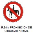 Prohibición de circular (animal)