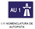 Nomenclatura de autopista