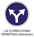 Direcciones permitidas (bifurcación)