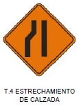 Estrechamiento de calzada