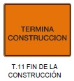 Fin de la construcción