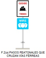 Pasos peatonales que cruzan vías férreas