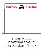 Pasos peatonales que cruzan vías férreas
