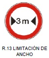 Limitación de ancho