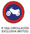 Circulación exclusiva (motos)