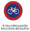 Circulación exclusiva (bicicleta)
