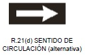 Sentido de circulación (alternativa)