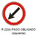 Paso obligado (izquierda)