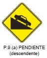 Pendiente (descendente)